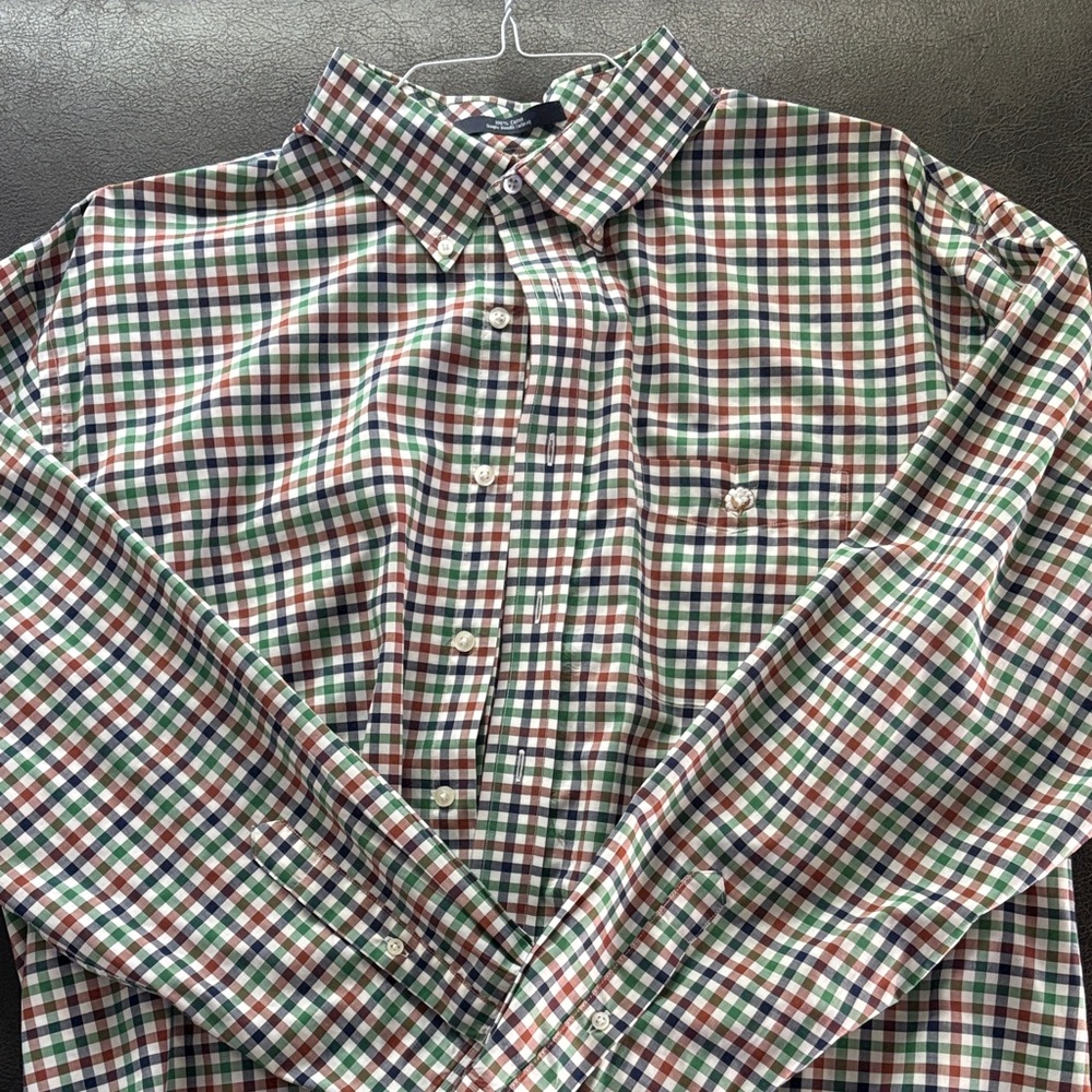 Classic Checkered Button-Down Shirt